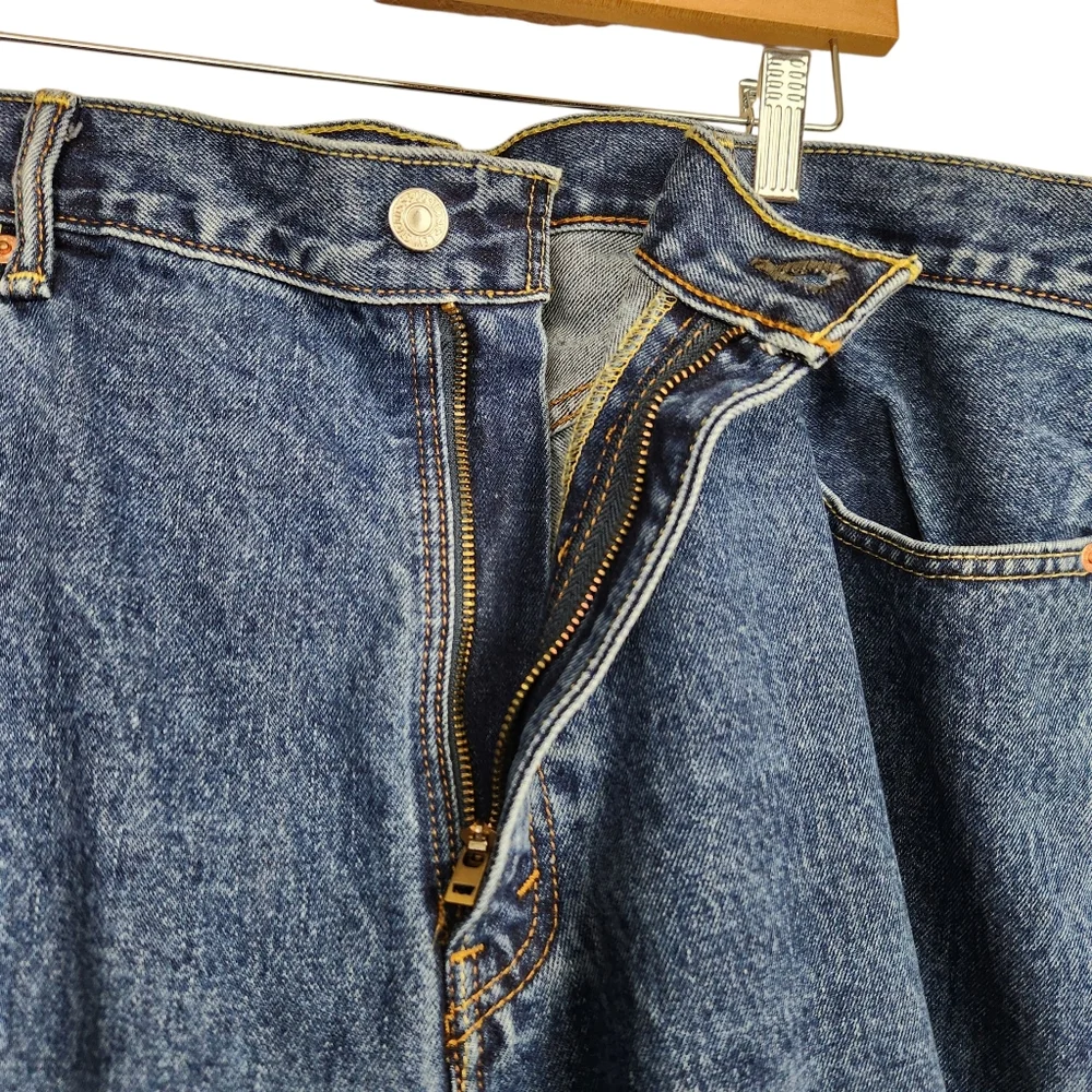 Levi's 559 Relaxed Fit Straight Leg Denim Blue Jeans Mens Size 42x30